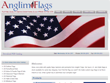 Tablet Screenshot of anglimflags.com